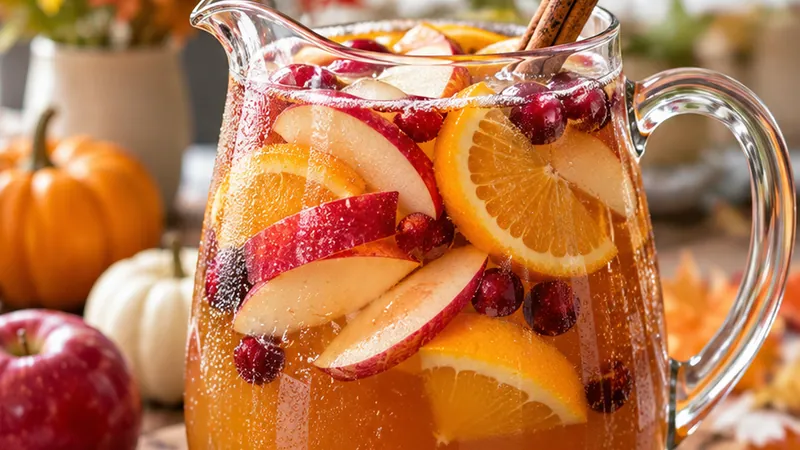 Apple Cider Sangria for Fall Gatherings