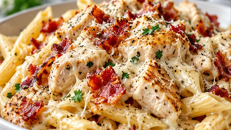 Bacon Ranch Chicken Pasta Recipe