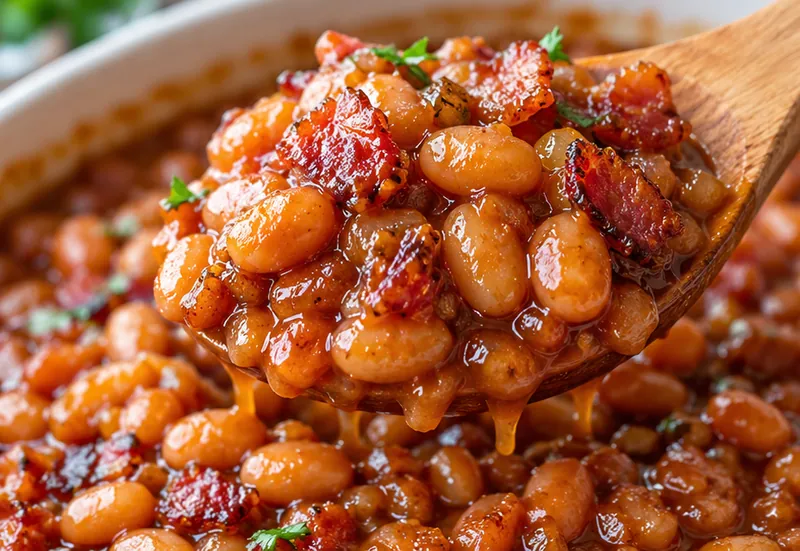 Baked Beans Recipe, ready to serve