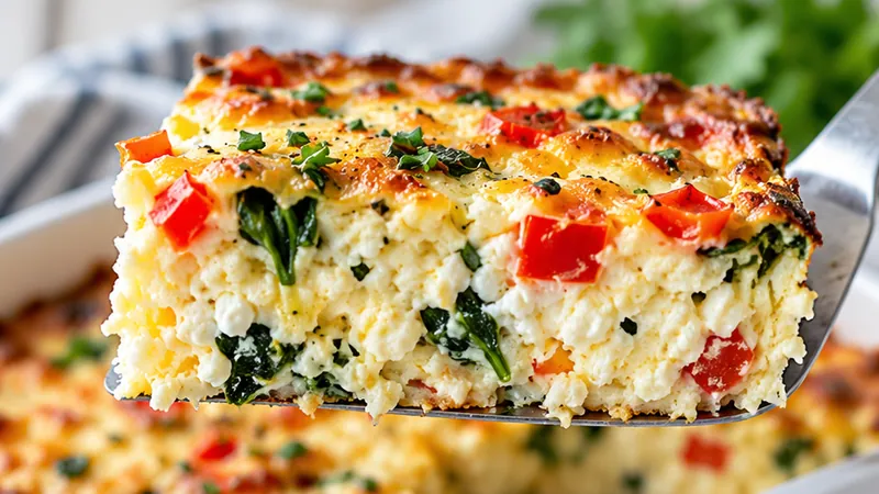 Baked Cottage Cheese Eggs Recipe