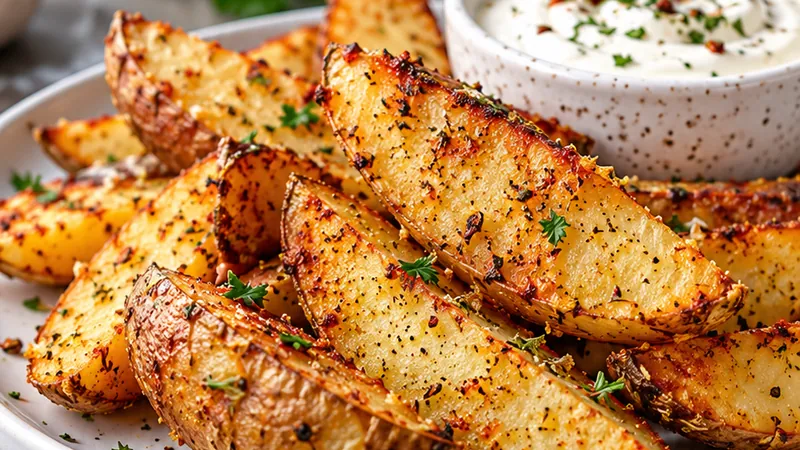 Baked Potato Wedges Recipe