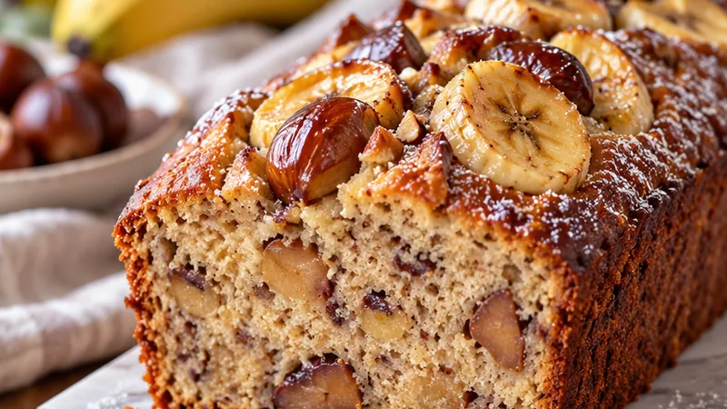 Banana and Chestnuts Cake
