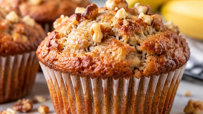 Banana Bread Muffins Recipe