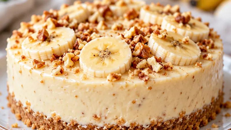 Banana Cake Without Baking Recipe