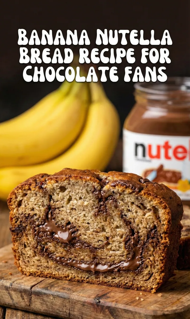 Banana Nutella Bread Recipe for Chocolate Fans Banana Nutella Bread Recipe for Chocolate Fans