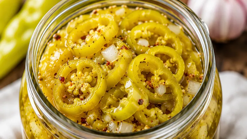 Banana Pepper Pickles for Sandwiches & Burgers