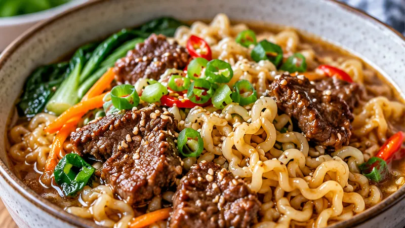 Beef Ramen Noodles