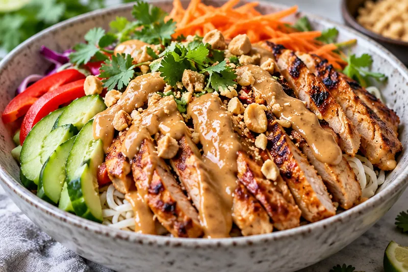 Best Easy Thai Peanut Sauce Recipe, ready to serve