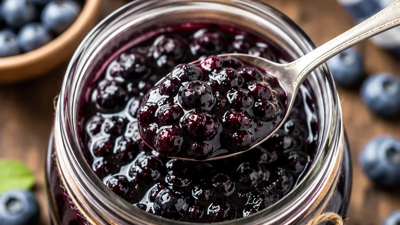Blueberry Jam Recipe with Just 3 Ingredients