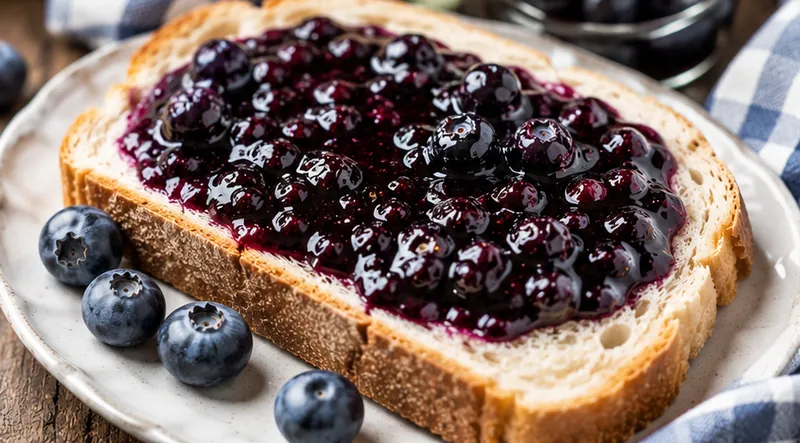 Blueberry Jam Recipe with Just 3 Ingredients, ready to serve