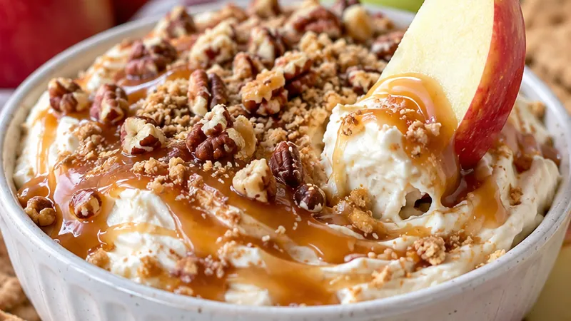 Caramel Apple Cheesecake Dip