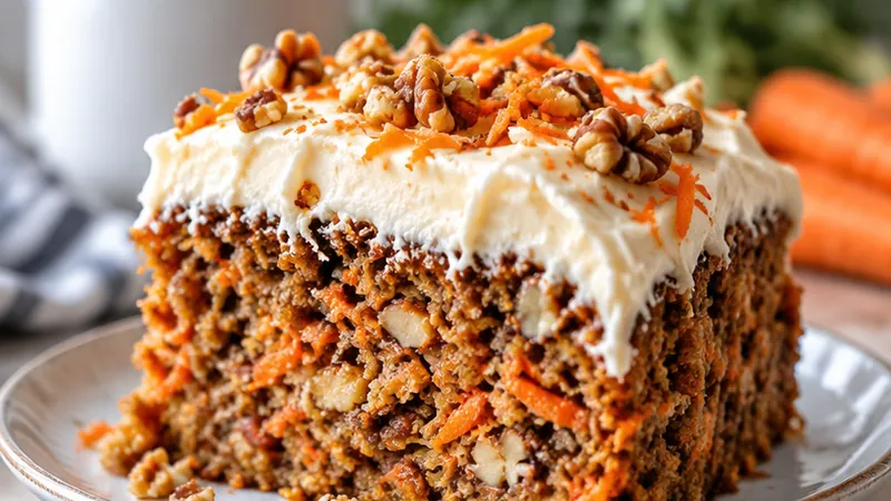 Carrot Pool Cake Recipe