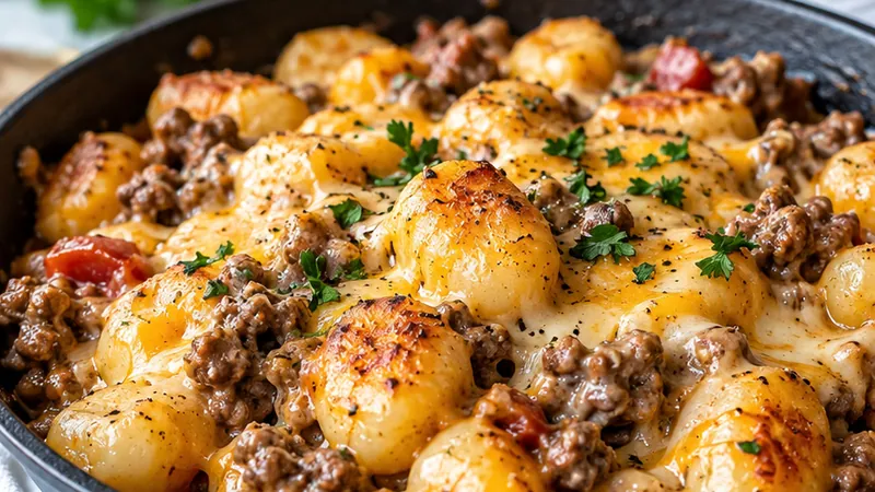 Cheeseburger Gnocchi Recipe