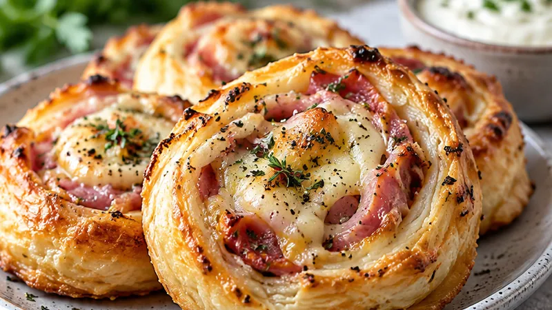 Cheesy French Pinwheels Recipe