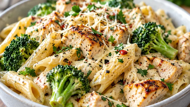 Creamy Chicken and Broccoli Pasta