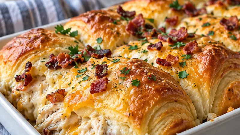 Chicken Bake with Crescent Rolls