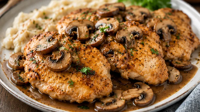 Chicken Marsala Recipe, ready to serve