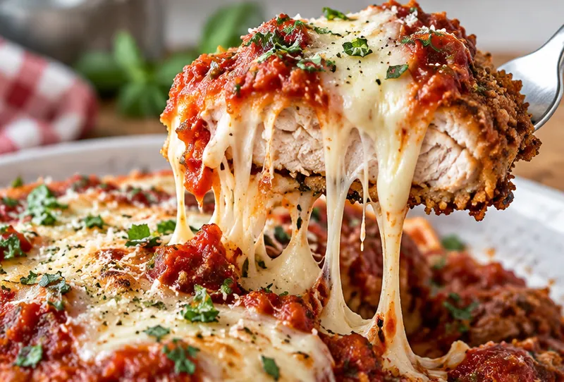 Chicken Parmesan Recipe, ready to serve