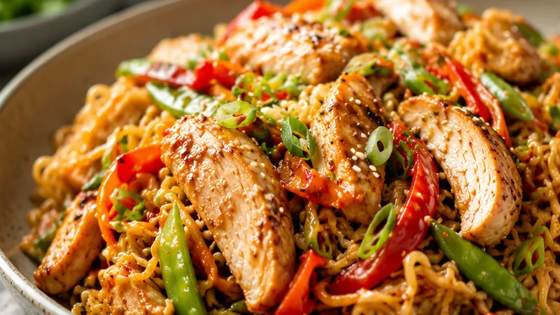 Chicken Ramen Stir Fry
