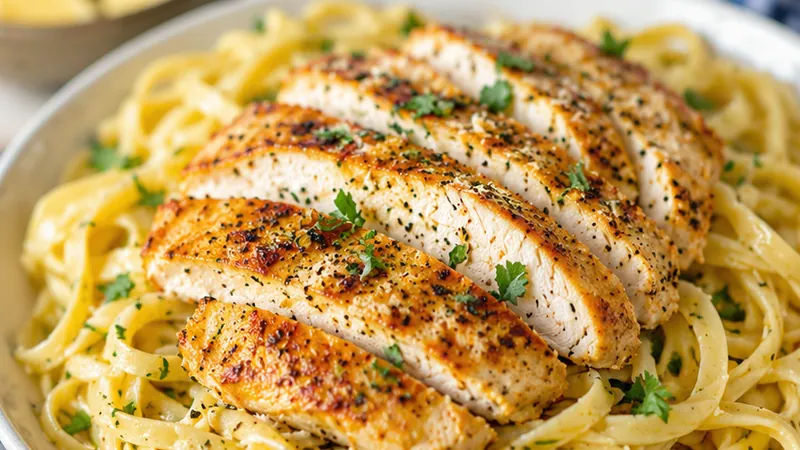 Chicken with Buttered Noodles