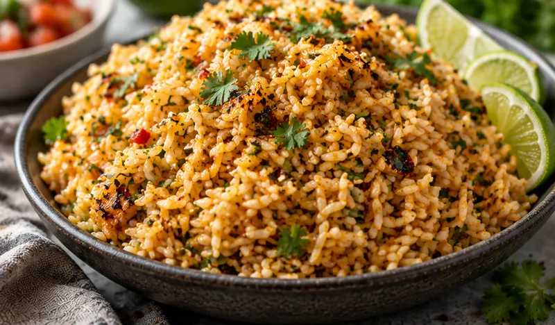 Chipotle Cilantro Lime Rice, ready to serve