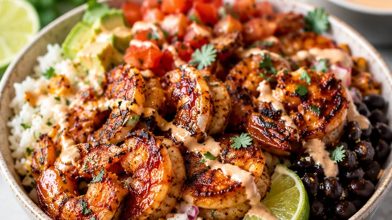 Chipotle Lime Shrimp Bowl Recipe