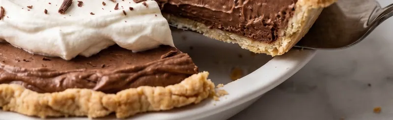 Chocolate Cream Pie, ready to serve