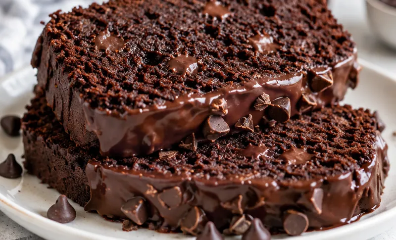 Chocolate Loaf Recipe, ready to serve