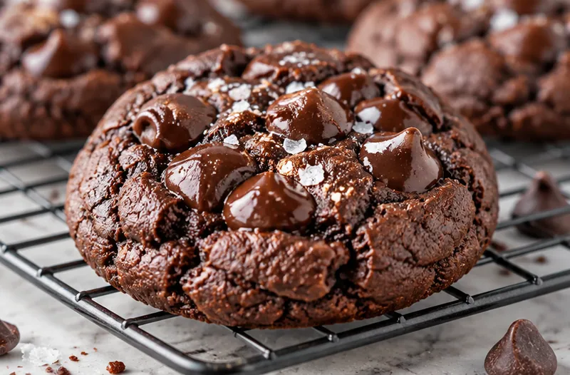 Chocolate Pudding Cookies Recipe, ready to serve