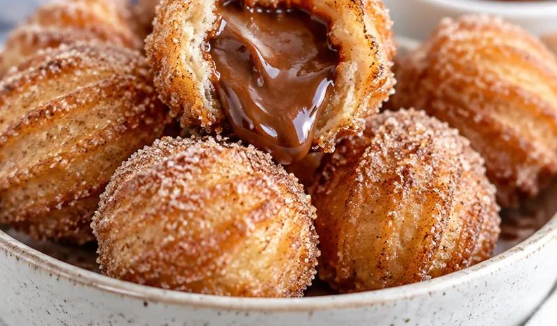 Churro Poppers Recipe, ready to serve