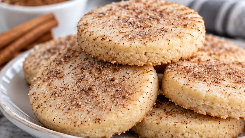 Cinnamon Shortbread Cookies Recipe
