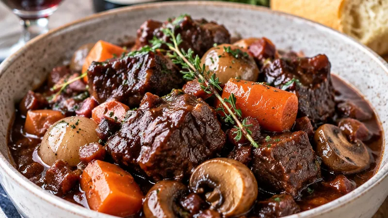 Classic Beef Bourguignon Recipe