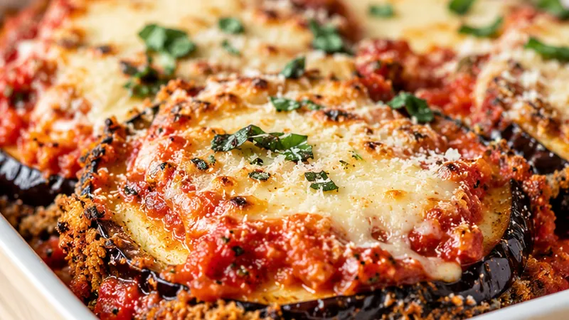 Classic Eggplant Parmesan That's Crispy, Not Soggy