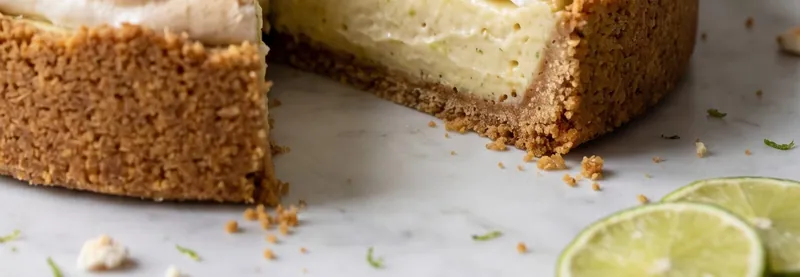 Classic Key Lime Pie, ready to serve