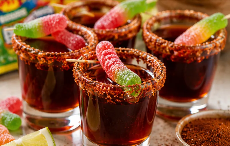 Classic Mexican Candy Shot, ready to serve