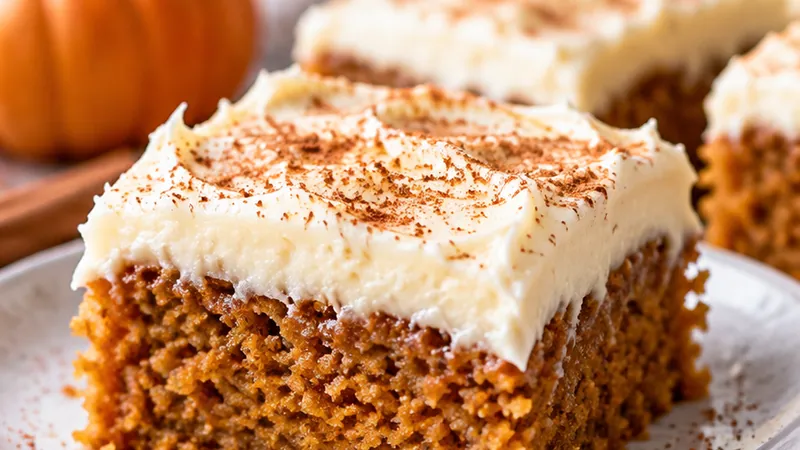 Classic Pumpkin Bars with Cream Cheese Frosting