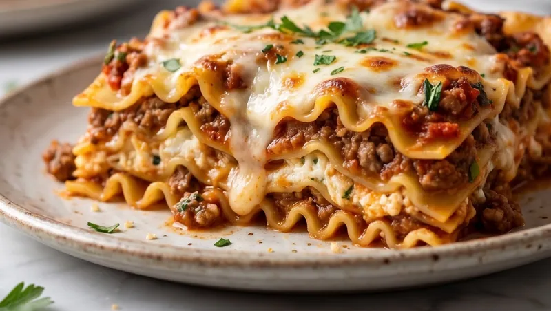 San Giorgio Lasagna Recipe, ready to serve