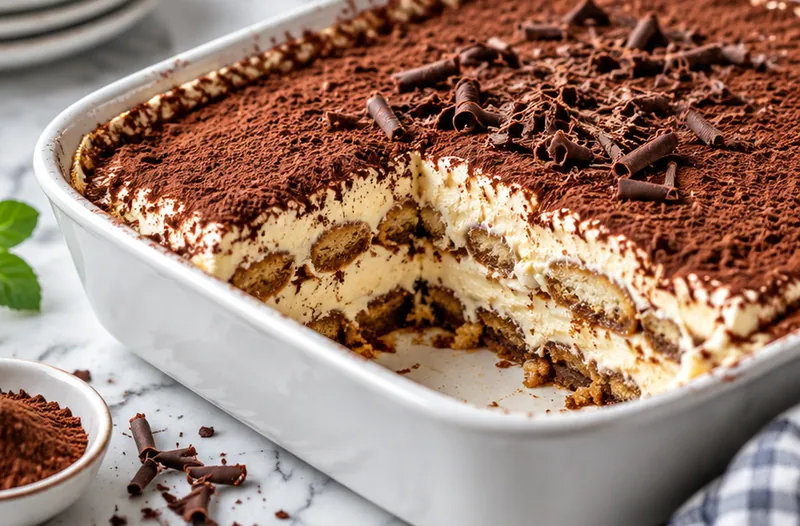 Classic Tiramisu Recipe, ready to serve
