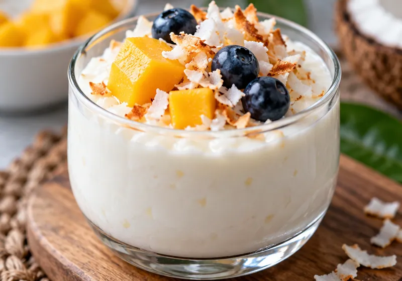 Coconut Milk Pudding Recipe, ready to serve