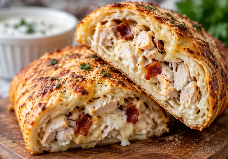 Copycat Costco Chicken Bake Recipe, ready to serve