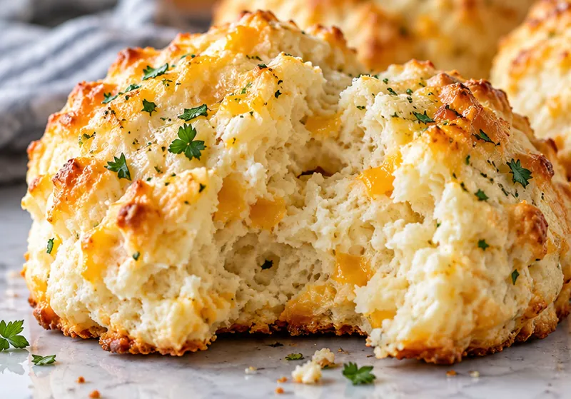Copycat Red Lobster Cheddar Bay Biscuits, ready to serve