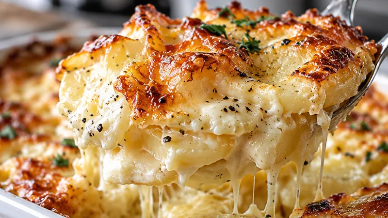 Copycat Ruth's Chris Potatoes Au Gratin