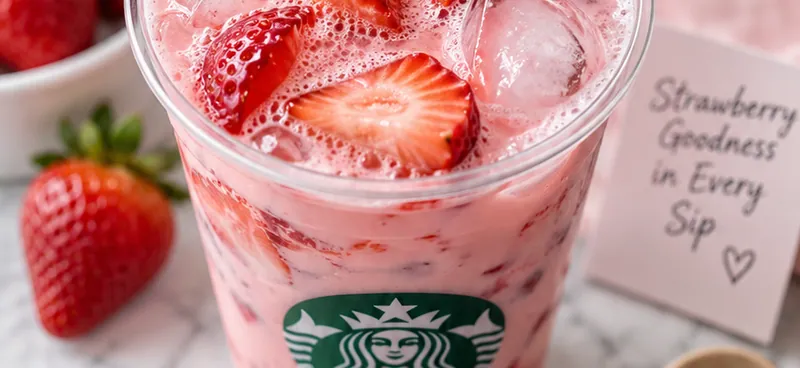 Copycat Starbucks Pink Drink Recipe, ready to serve