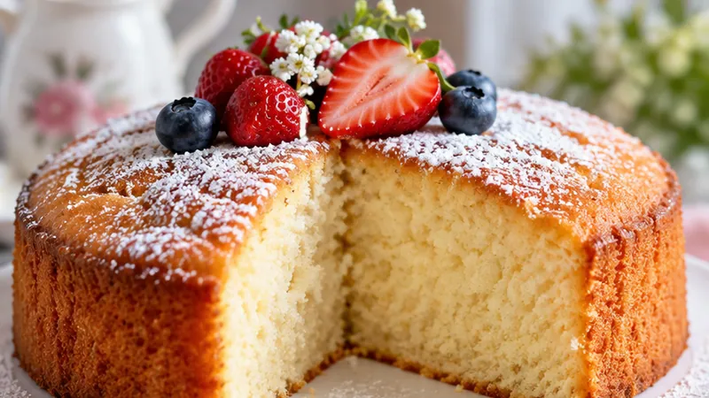 Corn Flour Cake Recipe