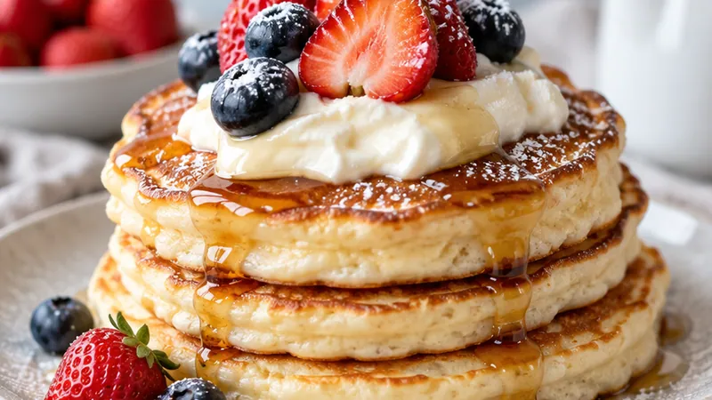 Cream Cheese Pancakes Recipe