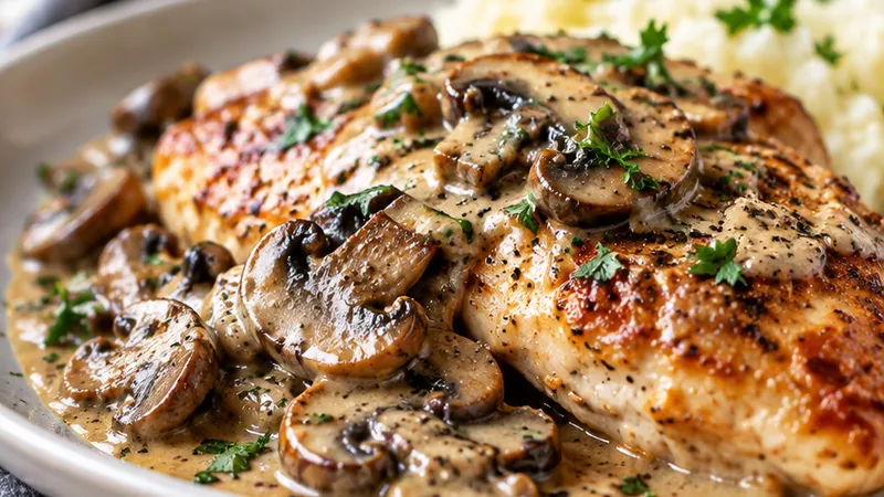 Creamy Chicken Marsala