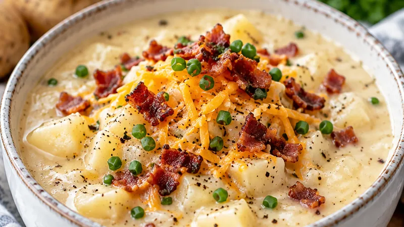 Creamy Crockpot Potato Soup