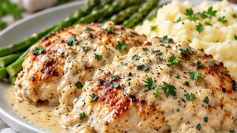 Creamy Garlic Chicken Recipe