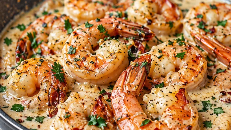 Creamy Garlic Shrimp Recipe