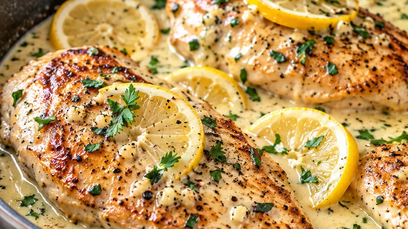 Creamy Lemon Chicken Recipe